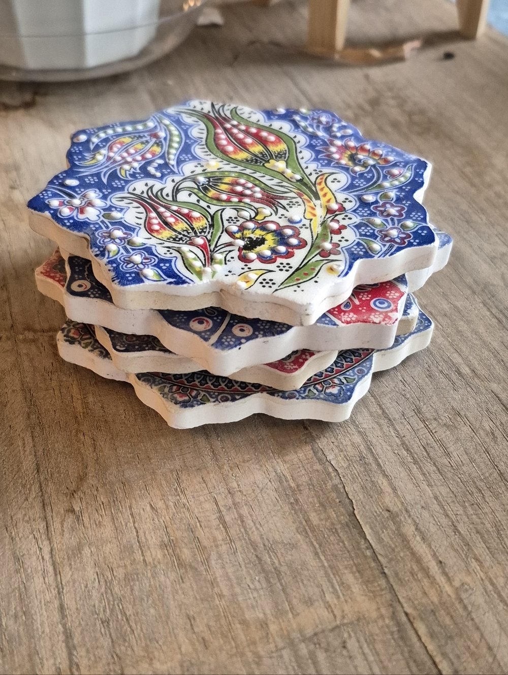 Ceramic Hand Painted Coasters